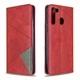 Чехол-книжка с кармашками UniCase Geometric Pattern для Samsung Galaxy A21 (A215) - Red - изображение 4
