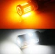 Светодиодная лампа с цоколем 3157 Т25 P27/7W W3x16q 119SMD 2016 Белый Желтый с обманкой Avtoexpect (15578) - изображение 3