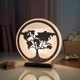 Соляна лампа - Нічник HealthLamp Дерево Світу з регулятором яскравості, Світильник з природного Солі в подарунковій упаковці - зображення 1