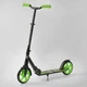 Двоколісний Самокат 21478 "Best Scooter", "WOLF чорно-салатовий - зображення 1