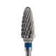 Фреза твердосплавная Nail Drill для снятия гель-лака (Конус, полусферический конец),274 134 060 (синяя насечка) - изображение 1