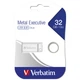 USB флеш накопитель Verbatim 32GB Metal Executive Silver USB 2.0 (98749) - изображение 2