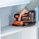 Вібраційна акумуляторна шліфмашина Black+Decker 18 В без акумулятора та зарядного пристрою (BDCDS18N) - зображення 2