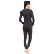 Термобелье женское для активного спорта Zelart Underwear 2198 размер M (160-170 см) Black-Grey - изображение 2