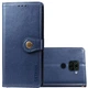 Кожаный чехол-книжка GETMAN Gallant (PU) для Xiaomi Redmi Note 9 / Redmi 10X Синий - изображение 4