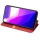Кожаный чехол-книжка GETMAN Cubic (PU) для Xiaomi Redmi Note 9 / Redmi 10X Красный - изображение 4