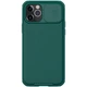 Карбоновая накладка Nillkin Camshield (шторка на камеру) для Apple iPhone 13 Pro Max (6.7") Зеленый / Dark Green - изображение 1