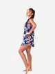 Ночная рубашка BARWA garments 0167 L Роза на синем (21100001673665) - изображение 3