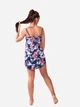 Ночная рубашка BARWA garments 0167 L Роза на синем (21100001673665) - изображение 4