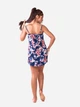Ночная рубашка BARWA garments 0167 L Роза на синем (21100001673665) - изображение 5