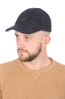 Бейсболка мужская синяя в клетку 58 Shlyapka (SC45622) - изображение 1