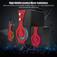 Колонки компьютерные USB FT-2060 RGB 9Вт Черно-красные - изображение 4