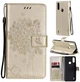 Чохол для Motorola E7 Power (малюнок кіт та дерево) Gold (23765-2A) - зображення 1