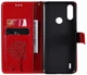 Чехол для Motorola E7 Power (рисунок кот и дерево) Red (23765-2D) - изображение 2
