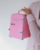 Холодильник для косметики B.FRIDGE з ретро ручкою 4 літри рожевий - изображение 2