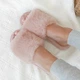 Капці домашні жіночі HS-LUX хутрянi відкриті TWINS 6075 38-39 пудра (4331588) - зображення 2