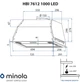 Витяжка повновбудована MINOLA HBI 7612 I 1000 LED - изображение 10