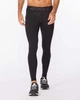 Мужские термо-компрессионные тайтсы 2XU, Ignition Compression Tights, S, черный/черный логотип - изображение 1