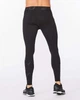 Мужские термо-компрессионные тайтсы 2XU, Ignition Compression Tights, S, черный/черный логотип - изображение 2