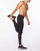 Мужские термо-компрессионные тайтсы 2XU, Ignition Compression Tights, S, черный/черный логотип - изображение 5