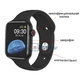 Умные смарт часы Smart Watch Series 6 HW22, голосовой вызов, пульсометр, шагомер, тонометр, оксиметр, прогноз погоды, режим спорт, для мужчин и женщин, чёрные (000438653) - изображение 1