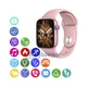 Розумний смарт годинник Smart Watch Series 6 HW22 PLUS, голосовий виклик, пульсометр, тонометр, оксиметр, режим спорт, крокомір, моніторинг сну, для жінок, рожеві (000438652) - зображення 2