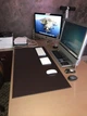 Подложка на стол OfficeLine Индиана Экокожа 500 х 1000 мм тёмно-коричневая - изображение 4