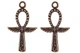 Амулет кулон Египетский Крест Жизни "Anch" Semantic Jewelry Бронзовое покрытие 3.3 x 2.3 x 0.25 см - изображение 4