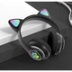 Беспроводные Bluetooth наушники CAT STN-28 Гарнитура с микрофоном FM радио + AUX, подсветка (Черный) - изображение 2