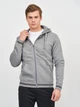 Толстовка на молнии мужская Joma Campus Iii 101590.250 XL Серая с принтом (8424309044404) - изображение 1