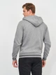 Толстовка на молнии мужская Joma Campus Iii 101590.250 XL Серая с принтом (8424309044404) - изображение 2