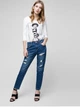 Джинсы с потертостями Vero Moda 317132535 L (90519L) Синий - изображение 1