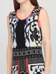 Платье а-силуэт с геометрическим узором Desigual 67V2LA3 S (79344S) Черный - изображение 3