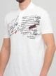 Футболка-поло для мужчин Desigual 75L17B12 XL (87502XL) Белый - изображение 3