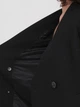 Демісезонне пальто двобортне Vero Moda 316121006 M (77759M) Чорний - зображення 4