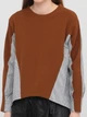 Cвитшот полоска кэжуал BEBE PLUS 24367 L (76460L) Полоска - изображение 3
