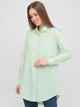 Кежуал сорочка однотонна BEBE PLUS 20626 S (36324S) М'ятний - зображення 1