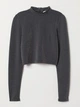 Блестящая блуза H&M 0674863 XL (58419XL) Серый - изображение 1
