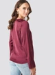 Блуза на завязке NA-KD 1018000963 S (90584S) Бордовый - изображение 2