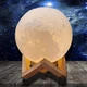 Ночник Moon Lamp аккумуляторный светильник 15 см - изображение 1