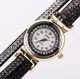Женские часы-браслет со стразами Crystal Black - изображение 3