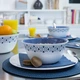 Салатник Stefanplast Tosca 19 см Бело-голубой (55002) - изображение 3
