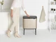 Бак для сміття Brabantia з 2 відрами Touch Bin Bo 11 + 23 л Шампань (304620) - зображення 5