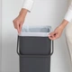 Ведро мусорное Brabantia Sort & Go 40 л Темно-серое (251047) - изображение 4