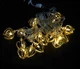 Новогодняя гирлянда 10 Led сердечка на батарейках 2 метра (330242-Нов) Теплый свет - изображение 3