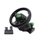 Игровой руль с педалями 3в1USB Vibration Steering Whee технологя Vibration Feedback l PS3/PS2/PC Xbox 360 черный (Li-192650) - зображення 6