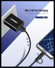 ​Двойной кабель Ugreen Type-C Micro USB to USB Type A Quick Charging 3.0 Cable 0.25m 30172 black - изображение 7