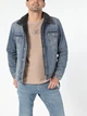 Джинсовая куртка с мехом мужская Colin's CL1055638 S Buddy Wash (8682240896036) - изображение 3