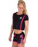 Топ Gorilla Wear Columbia Crop Top L Черно-розовый (9150190603) - изображение 3