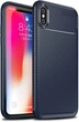 Чохол-накладка TOTO TPU Carbon Fiber 1,5mm Case Apple iPhone X/XS Dark Blue - зображення 3